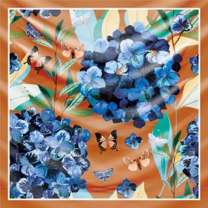 khăn bandana lụa silk họa tiết hoa - Mã 35 29 khăn bandana lụa silk họa tiết hoa - Mã 35 28