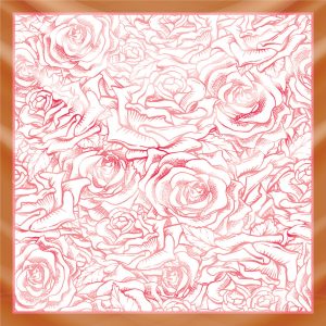 khăn bandana lụa silk họa tiết hoa - Mã 05 28