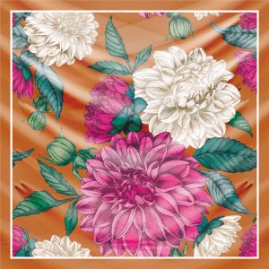 khăn bandana lụa silk họa tiết hoa - Mã 47 29 khăn bandana lụa silk họa tiết hoa - Mã 47 28