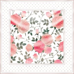 khăn bandana lụa silk họa tiết hoa - Mã 11 30