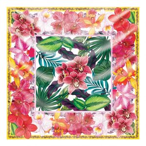 khăn bandana lụa silk họa tiết hoa - Mã 15 31 khăn bandana lụa silk họa tiết hoa - Mã 15 30