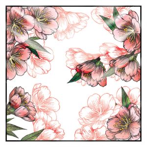 khăn bandana lụa silk họa tiết hoa - Mã 17 37 khăn bandana lụa silk họa tiết hoa - Mã 17 36