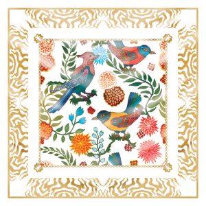 khăn bandana lụa silk họa tiết hoa - Mã 20 31 khăn bandana lụa silk họa tiết hoa - Mã 20 30