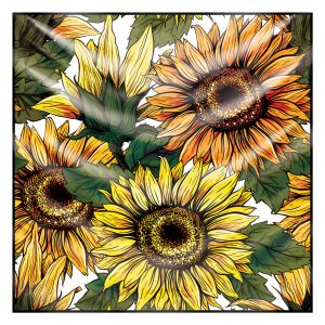 khăn bandana lụa silk họa tiết hoa - Mã 37 30