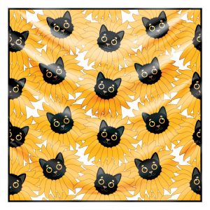 khăn bandana lụa silk họa tiết hoa - Mã 39 30