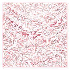 khăn bandana lụa silk họa tiết hoa - Mã 05 30