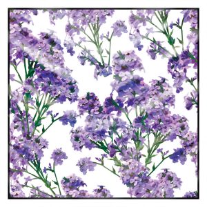 khăn bandana lụa silk họa tiết hoa - Mã 43 30