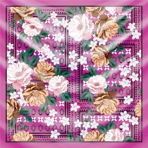 khăn bandana lụa silk họa tiết hoa - Mã 16 31 khăn bandana lụa silk họa tiết hoa - Mã 16 30