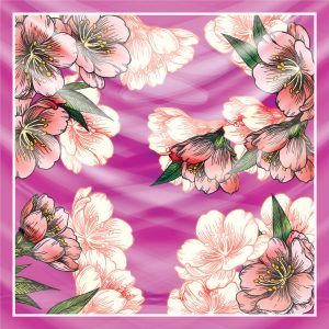 khăn bandana lụa silk họa tiết hoa - Mã 17 35 khăn bandana lụa silk họa tiết hoa - Mã 17 34