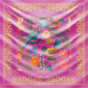 khăn bandana lụa silk họa tiết hoa - Mã 20 33 khăn bandana lụa silk họa tiết hoa - Mã 20 32