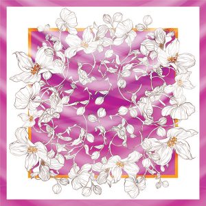 khăn bandana lụa silk họa tiết hoa - Mã 04 33 khăn bandana lụa silk họa tiết hoa - Mã 04 32