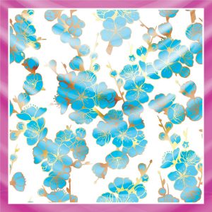 khăn bandana lụa silk họa tiết hoa - Mã 44 33 khăn bandana lụa silk họa tiết hoa - Mã 44 32
