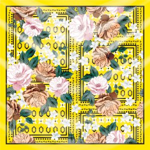 khăn bandana lụa silk họa tiết hoa - Mã 16 33 khăn bandana lụa silk họa tiết hoa - Mã 16 32