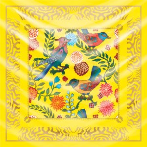 khăn bandana lụa silk họa tiết hoa - Mã 20 35 khăn bandana lụa silk họa tiết hoa - Mã 20 34