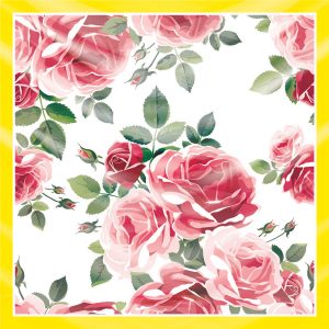 khăn bandana lụa silk họa tiết hoa - Mã 25 35 khăn bandana lụa silk họa tiết hoa - Mã 25 34