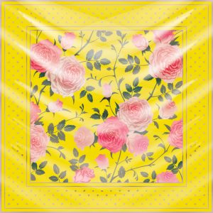 khăn bandana lụa silk họa tiết hoa - Mã 11 36