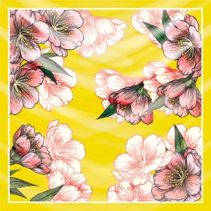 khăn bandana lụa silk họa tiết hoa - Mã 17 31 khăn bandana lụa silk họa tiết hoa - Mã 17 30