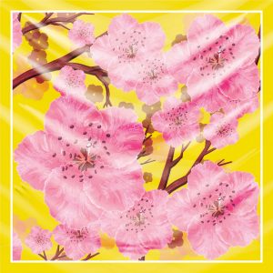 khăn bandana lụa silk họa tiết hoa - Mã 18 37 khăn bandana lụa silk họa tiết hoa - Mã 18 36