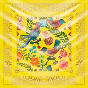 khăn bandana lụa silk họa tiết hoa - Mã 20 37 khăn bandana lụa silk họa tiết hoa - Mã 20 36