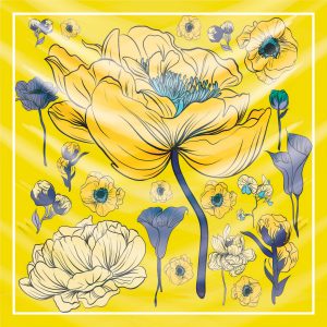 khăn bandana lụa silk họa tiết hoa - Mã 26 37 khăn bandana lụa silk họa tiết hoa - Mã 26 36