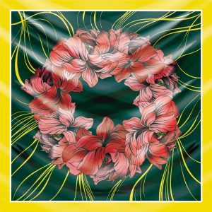 khăn bandana lụa silk họa tiết hoa - Mã 28 37 khăn bandana lụa silk họa tiết hoa - Mã 28 36