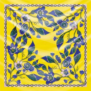 khăn bandana lụa silk họa tiết hoa - Mã 29 37 khăn bandana lụa silk họa tiết hoa - Mã 29 36