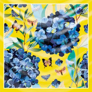 khăn bandana lụa silk họa tiết hoa - Mã 35 37 khăn bandana lụa silk họa tiết hoa - Mã 35 36