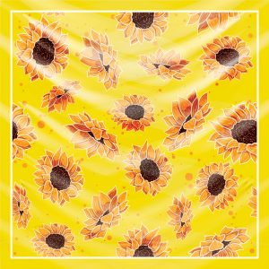 khăn bandana lụa silk họa tiết hoa - Mã 40 37 khăn bandana lụa silk họa tiết hoa - Mã 40 36