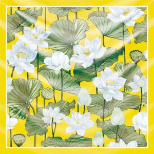 khăn bandana lụa silk họa tiết hoa - Mã 10 37 khăn bandana lụa silk họa tiết hoa - Mã 10 36