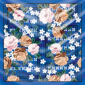 khăn bandana lụa silk họa tiết hoa - Mã 16 37 khăn bandana lụa silk họa tiết hoa - Mã 16 36