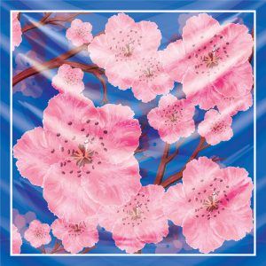 khăn bandana lụa silk họa tiết hoa - Mã 18 39 khăn bandana lụa silk họa tiết hoa - Mã 18 38