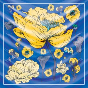 khăn bandana lụa silk họa tiết hoa - Mã 26 39 khăn bandana lụa silk họa tiết hoa - Mã 26 38