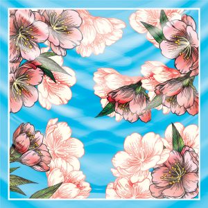 khăn bandana lụa silk họa tiết hoa - Mã 17 27 khăn bandana lụa silk họa tiết hoa - Mã 17 26