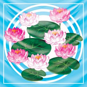 khăn bandana lụa silk họa tiết hoa - Mã 19 41 khăn bandana lụa silk họa tiết hoa - Mã 19 40