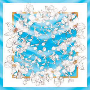 khăn bandana lụa silk họa tiết hoa - Mã 04 41 khăn bandana lụa silk họa tiết hoa - Mã 04 40