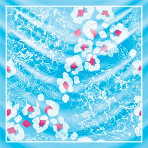 khăn bandana lụa silk họa tiết hoa - Mã 33 41 khăn bandana lụa silk họa tiết hoa - Mã 33 40