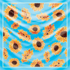 khăn bandana lụa silk họa tiết hoa - Mã 40 41 khăn bandana lụa silk họa tiết hoa - Mã 40 40