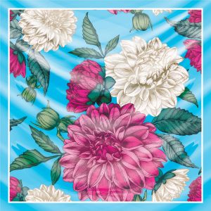 khăn bandana lụa silk họa tiết hoa - Mã 47 41 khăn bandana lụa silk họa tiết hoa - Mã 47 40