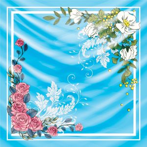 khăn bandana lụa silk họa tiết hoa - Mã 06 41 khăn bandana lụa silk họa tiết hoa - Mã 06 40