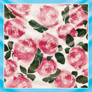 khăn bandana lụa silk họa tiết hoa - Mã 09 41 khăn bandana lụa silk họa tiết hoa - Mã 09 40