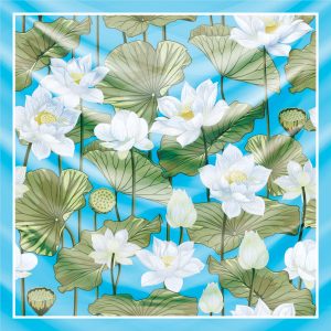 khăn bandana lụa silk họa tiết hoa - Mã 10 41 khăn bandana lụa silk họa tiết hoa - Mã 10 40