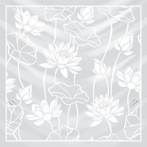 khăn bandana lụa silk họa tiết hoa - Mã 14 42