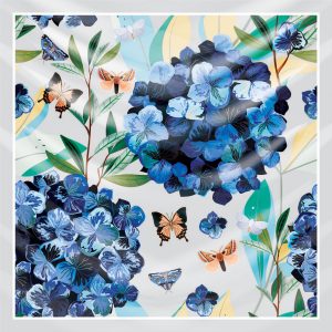 khăn bandana lụa silk họa tiết hoa - Mã 35 43 khăn bandana lụa silk họa tiết hoa - Mã 35 42