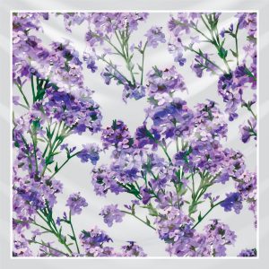 khăn bandana lụa silk họa tiết hoa - Mã 43 42