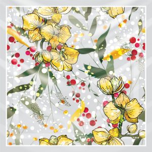 khăn bandana lụa silk họa tiết hoa - Mã 45 43 khăn bandana lụa silk họa tiết hoa - Mã 45 42