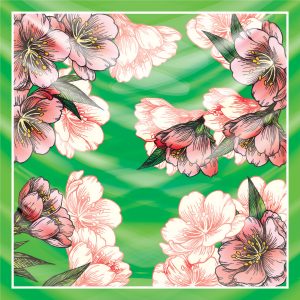 khăn bandana lụa silk họa tiết hoa - Mã 17 23 khăn bandana lụa silk họa tiết hoa - Mã 17 22