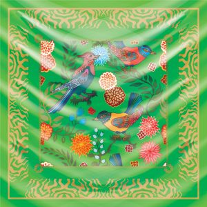 khăn bandana lụa silk họa tiết hoa - Mã 20 45 khăn bandana lụa silk họa tiết hoa - Mã 20 44