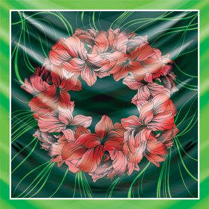 khăn bandana lụa silk họa tiết hoa - Mã 28 45 khăn bandana lụa silk họa tiết hoa - Mã 28 44