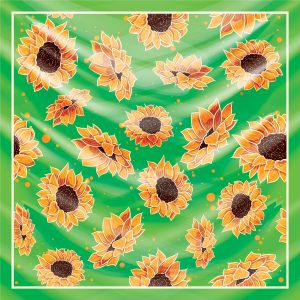 khăn bandana lụa silk họa tiết hoa - Mã 40 45 khăn bandana lụa silk họa tiết hoa - Mã 40 44