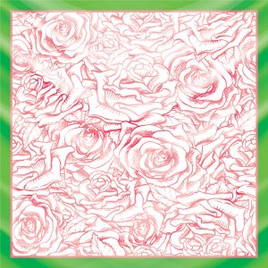 khăn bandana lụa silk họa tiết hoa - Mã 05 44